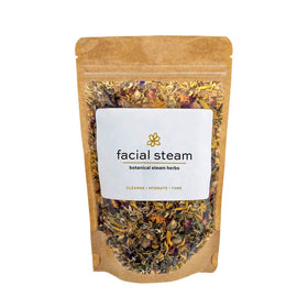 WILDFLOWER WELLNESS Botanical Facial Steam packaging front view