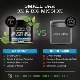 WildPRIME Men's Face Moisturizer Cream 2 oz in hand