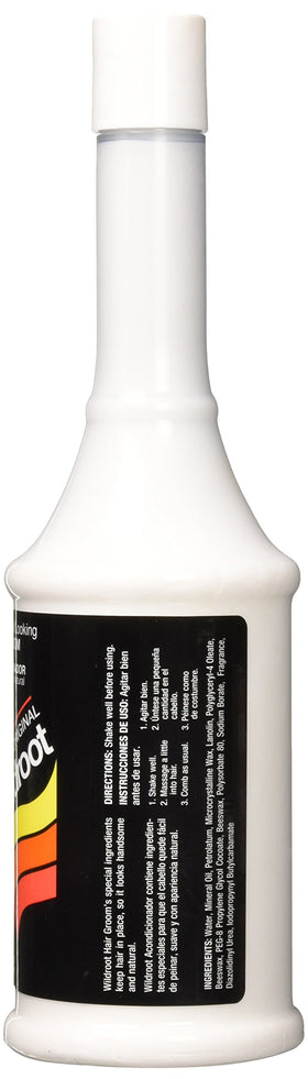Wildroot Hair Groom 15 Ounces side view showing texture