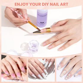 Wilfniee Nail Kit displayed with all included tools