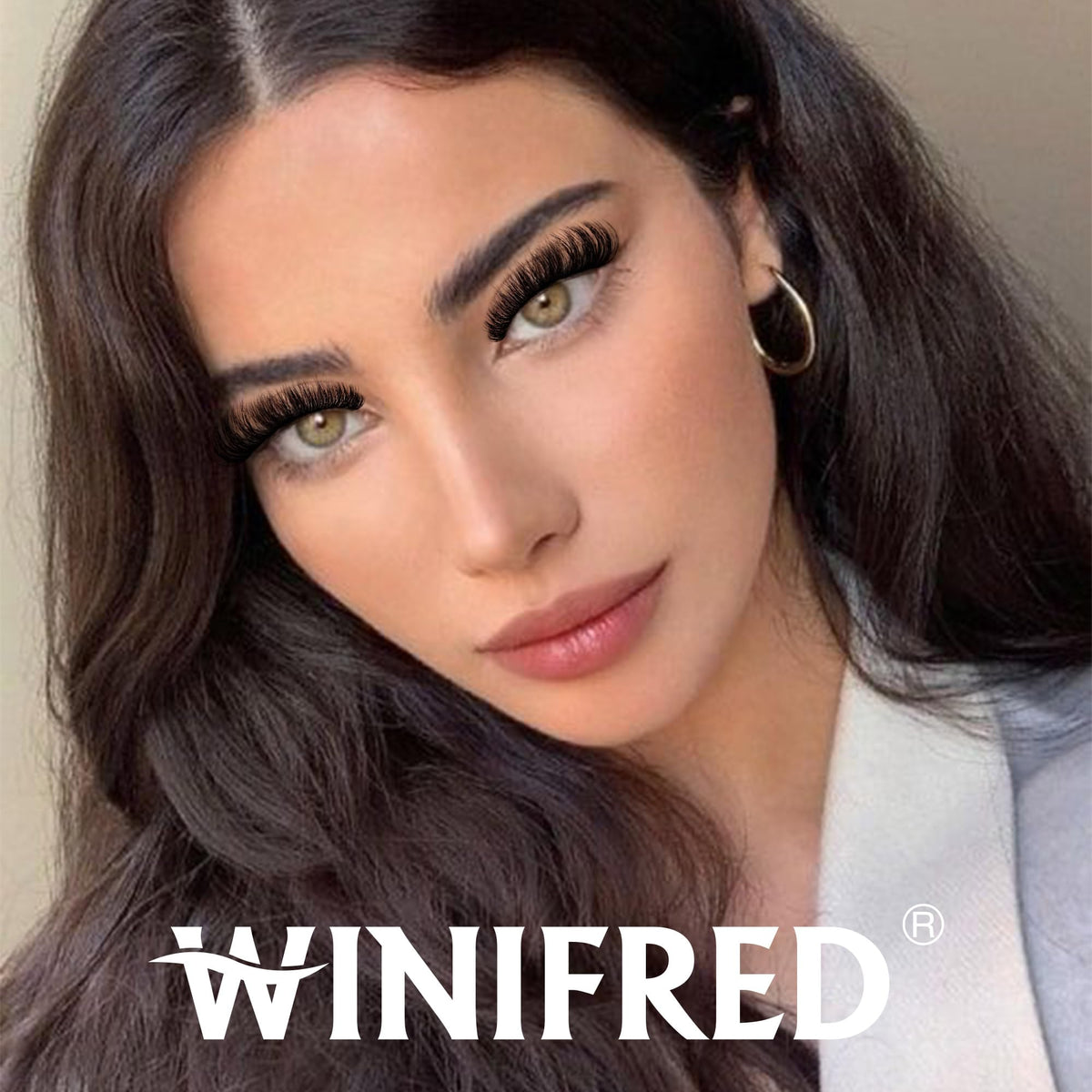 Winifred Lash Clusters with tweezers and glue