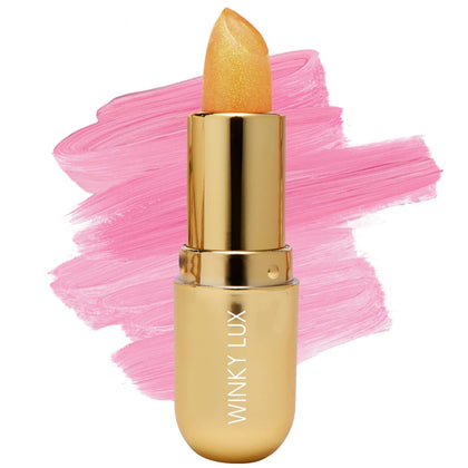 Winky Lux Citrine Glimmer Balm front view with packaging