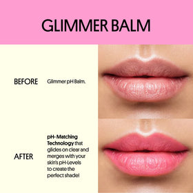 Winky Lux Glimmer Balm Duo on a vanity