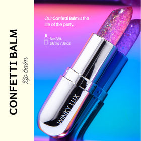 Winky Lux Lavender Confetti Balm with packaging