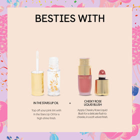 Winky Lux Lavender Glitter Confetti Balm with ingredients list