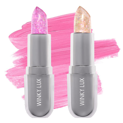 Winky Lux Lavender & Rainbow Glitter Confetti Balm Duo packaging front view