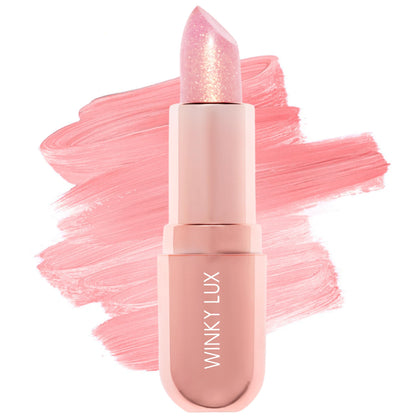Winky Lux Rosé Glimmer Balm front view with packaging