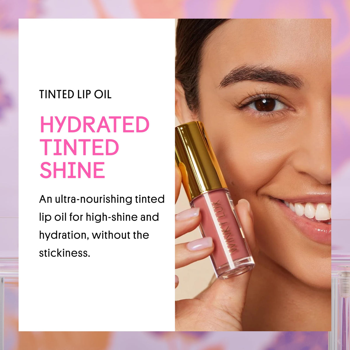 Winky Lux Tinted Lip Oil Birthday Cake packaging