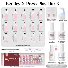 Wipes included in the Beetles press on nails kit