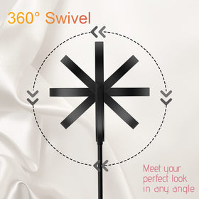 WIZCHARK 8” Lighted Makeup Mirror packaging with product details
