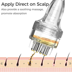WL-YBOPRO Minoxidil Applicator close-up of comb