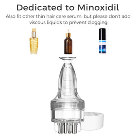 WL-YBOPRO Minoxidil Applicator in use on scalp