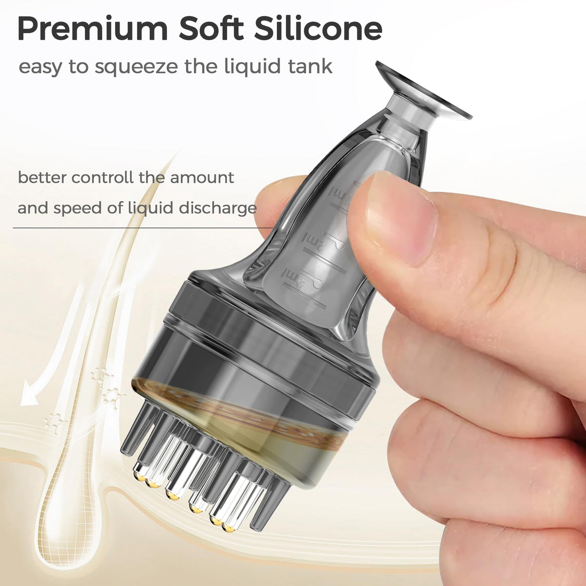 WL-YBOPRO Minoxidil Applicator with cap removed