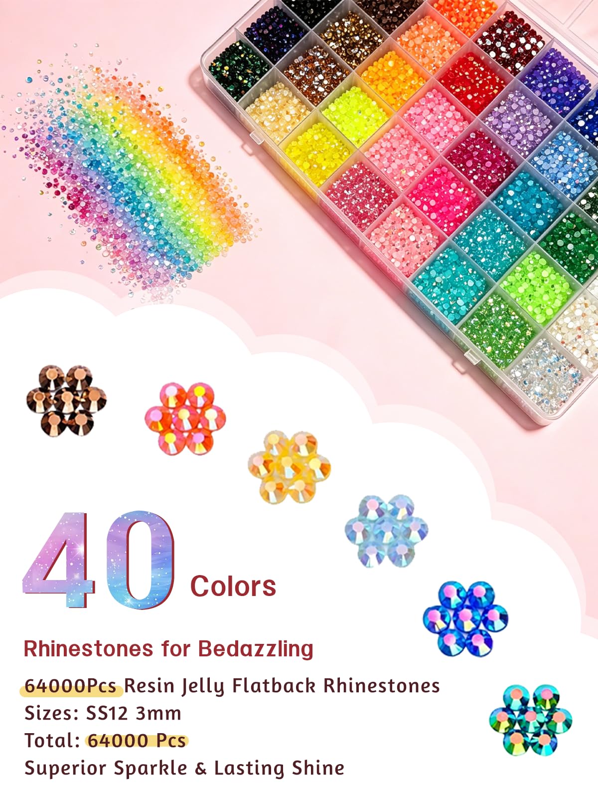 Wliurf Bedazzling Kit accessories including glue and pens