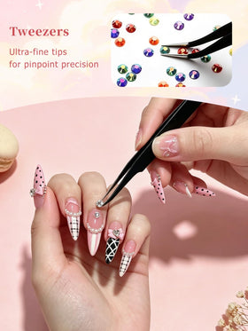 Wliurf Bedazzling Kit in use on a decorated phone case