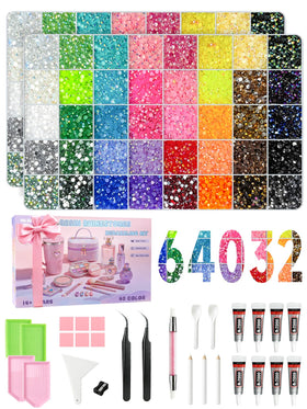 Wliurf Bedazzling Kit with rhinestones and tools front view