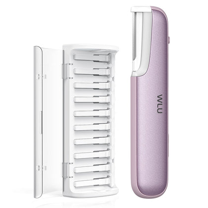 WLU Dermaplane Razor for Women purple model front view