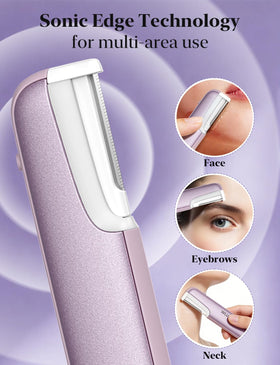 WLU Dermaplane Razor with LED light on display