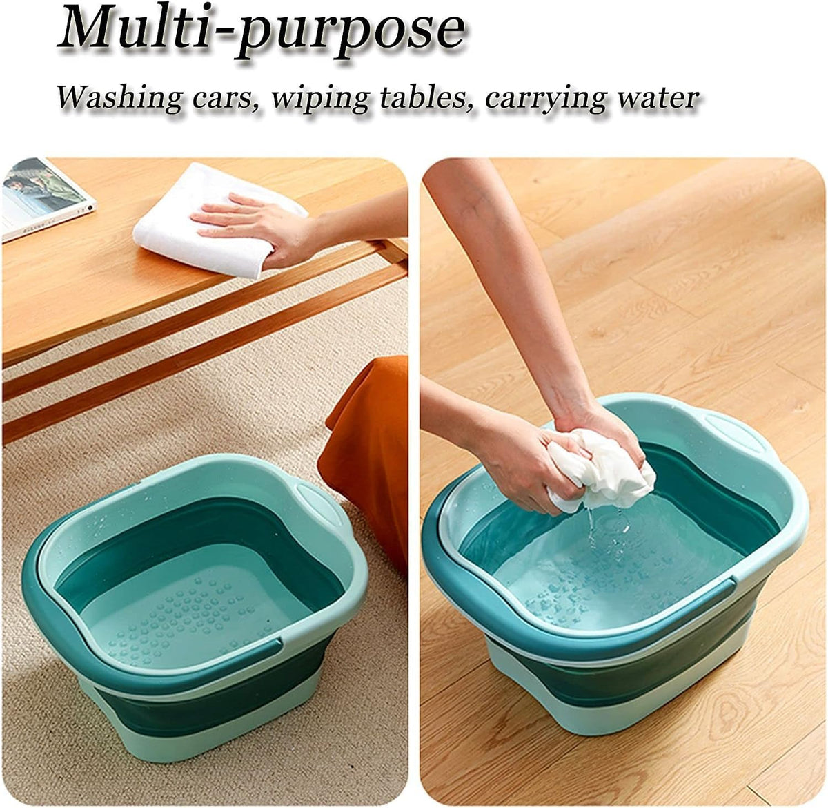 WMHYLYH Foot Spa in use with warm water