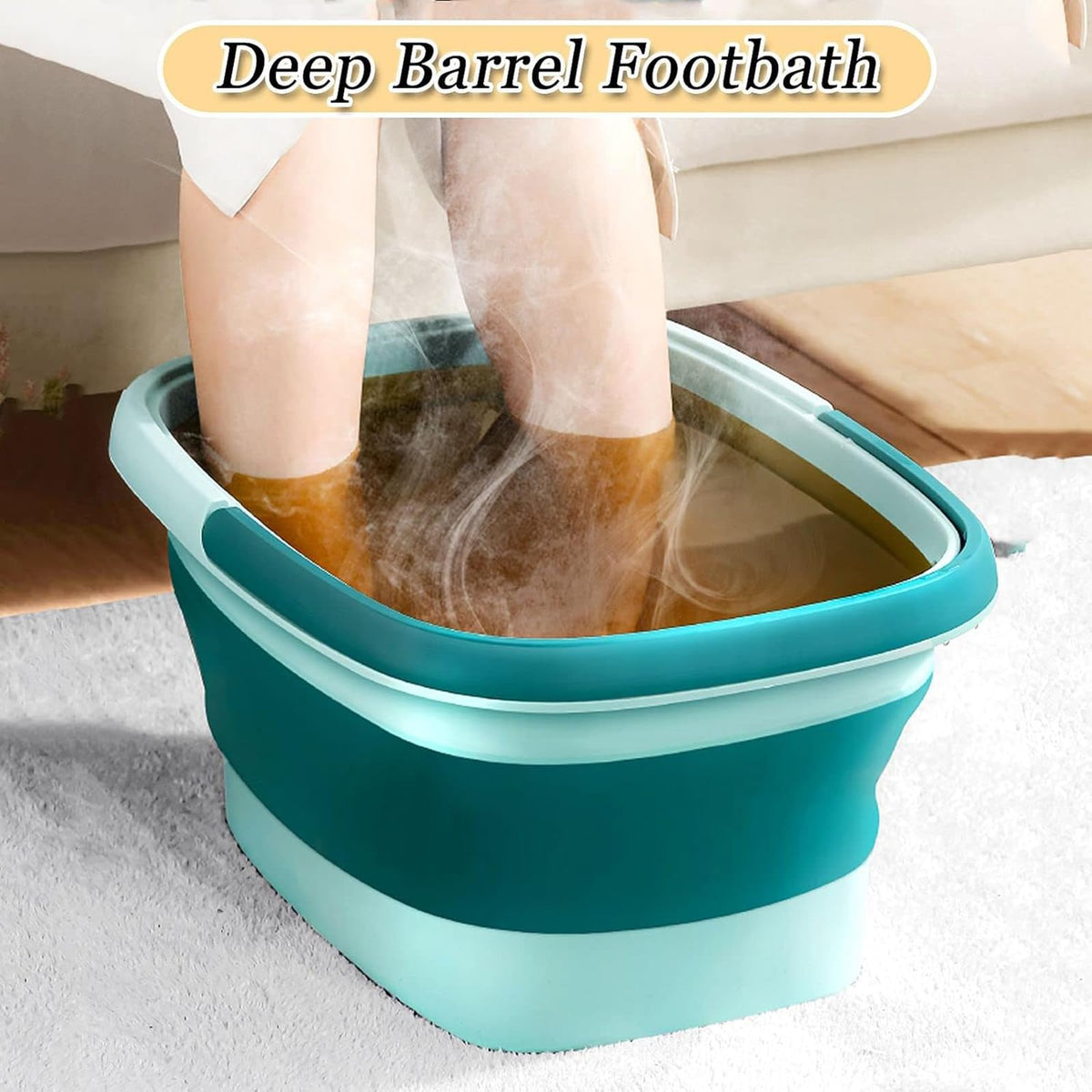 WMHYLYH Foot Spa showing massage points and handle