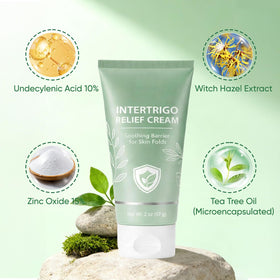 WNOHIQ Intertrigo Relief Cream application on skin
