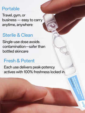 WNP Hyaluronic Acid Face Serum 3% back view of packaging