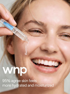 WNP Hyaluronic Acid Face Serum 3% texture on hand