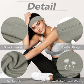 Woman wearing DiyJibb headband during workout
