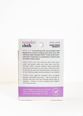 WONDER CLOTH close-up of soft fibres for gentle cleansing