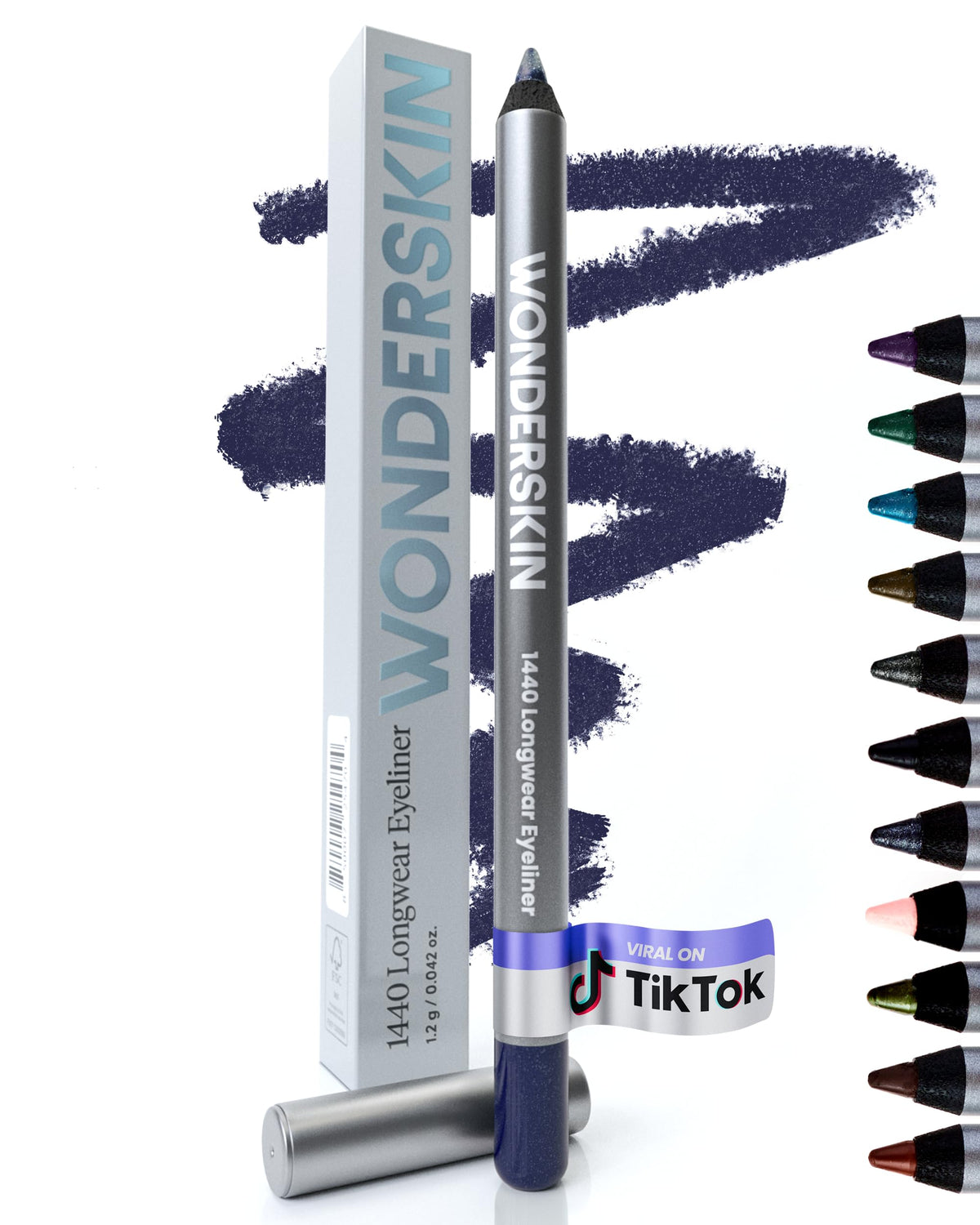 Wonderskin 1440 Waterproof Eyeliner Pencil front view