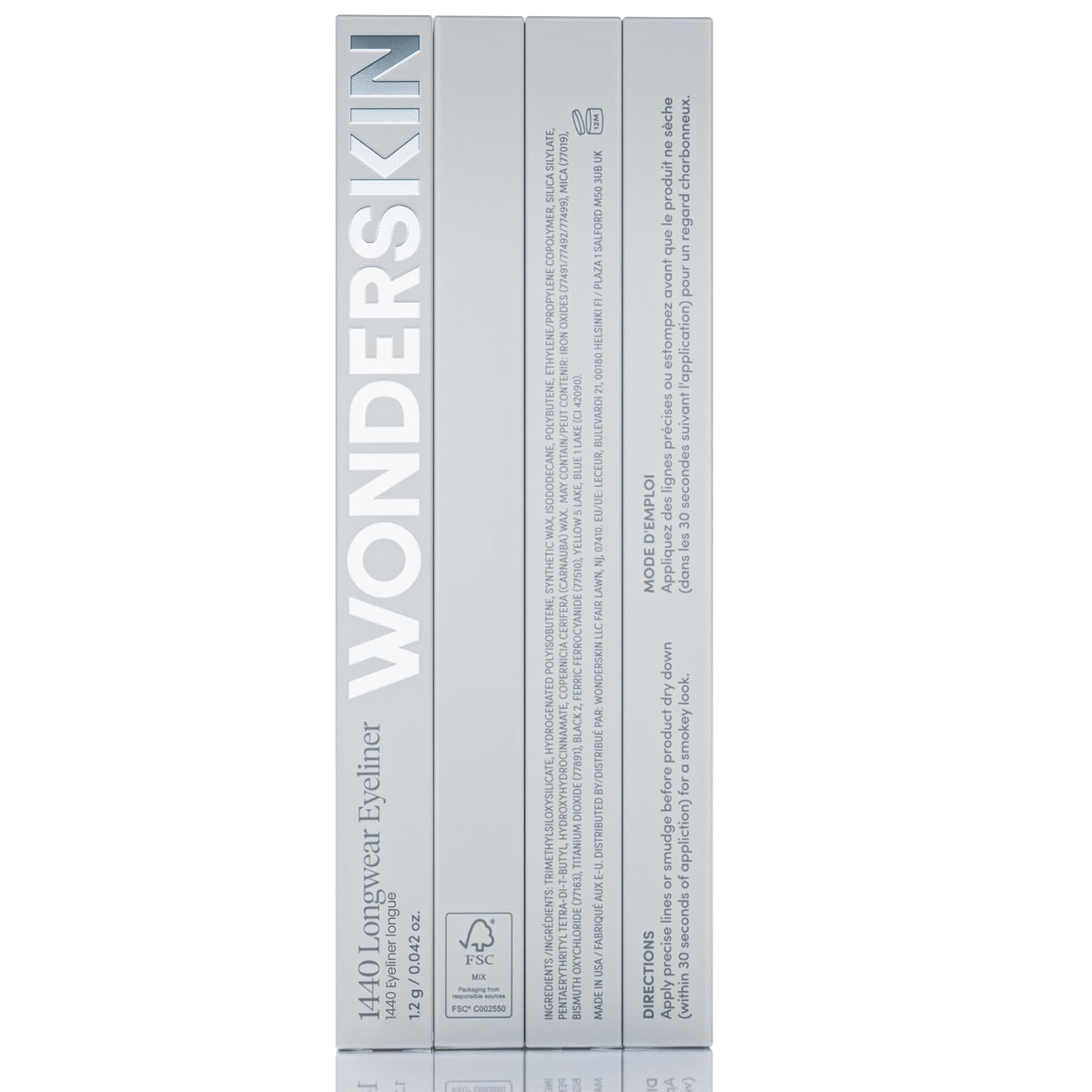 Wonderskin Eyeliner Pencil with makeup brush and palette
