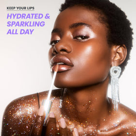 Wonderskin Lip Gloss Gold Glitter packaging