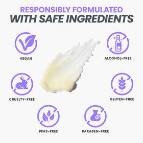 Wonderskin Lip Scrub packaging with ingredients list