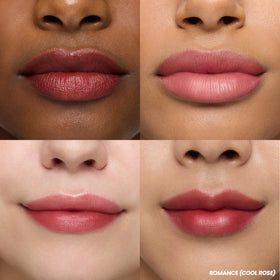 Wonderskin Lip Stain in nude shade on lips