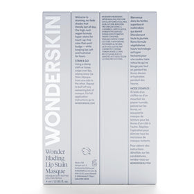 Wonderskin Lip Stain swatches on skin