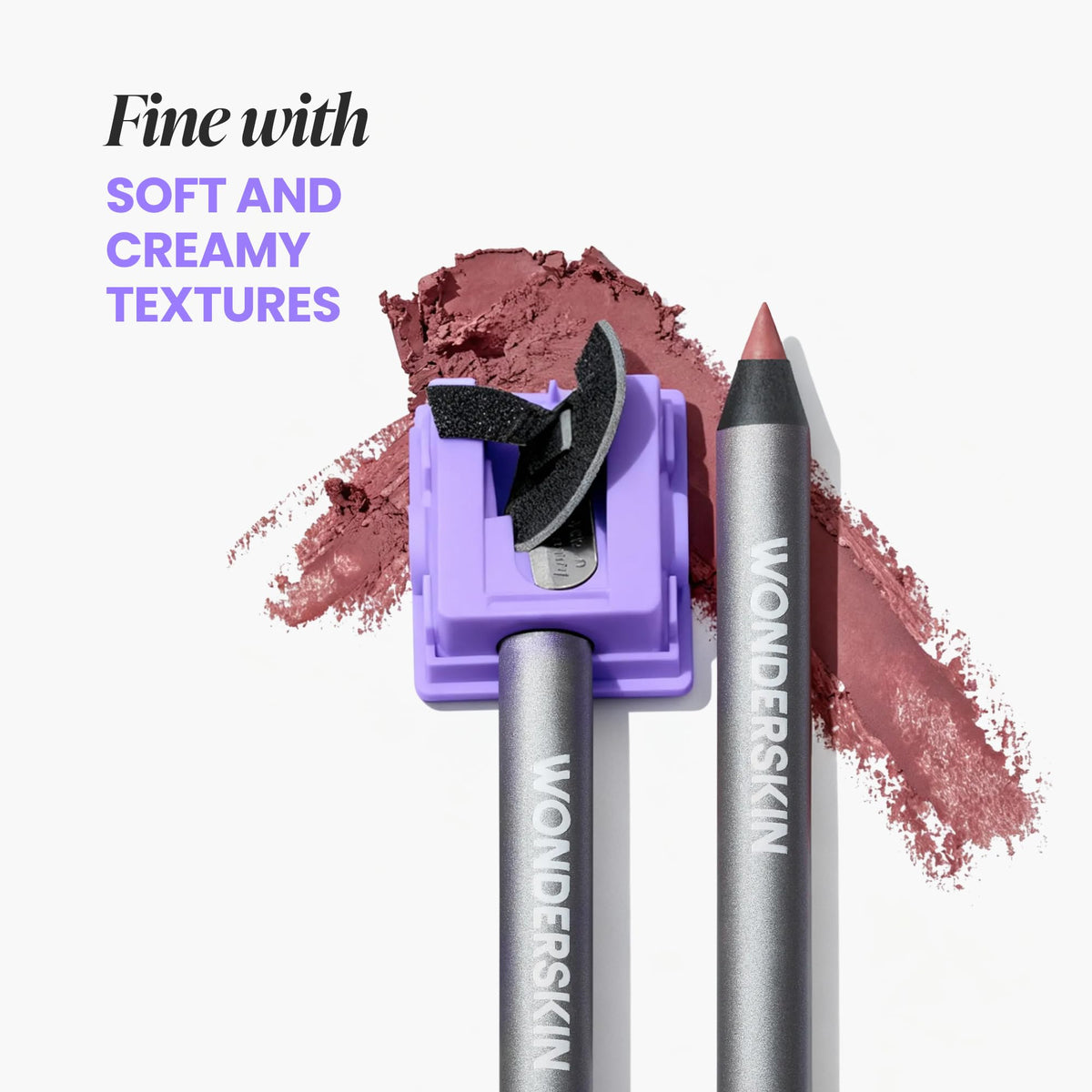 Wonderskin Makeup Pencil Sharpener with sharpened eyeliner pencil