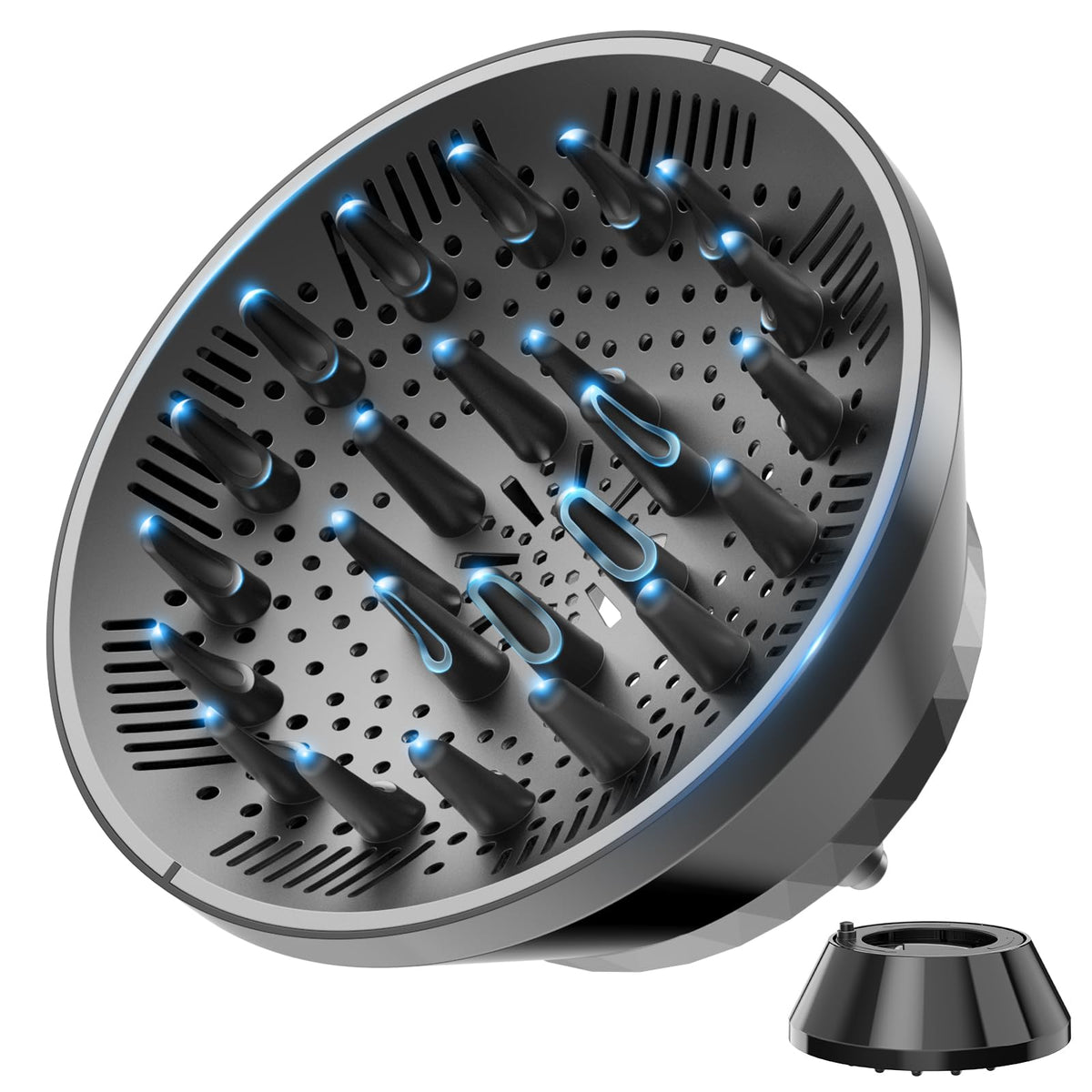 Wondrokey diffuser attachment for hair dryer front view