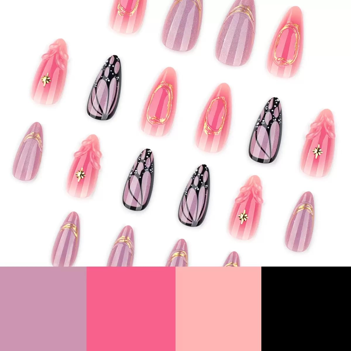 Wooden stick for removing false nails from CTTHNBD set