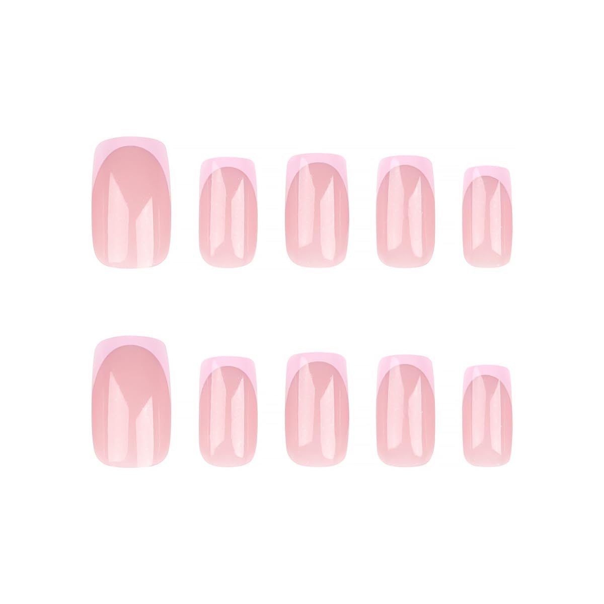 Wooden stick for removing false nails included in the set