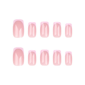 Wooden stick for removing false nails included in the set