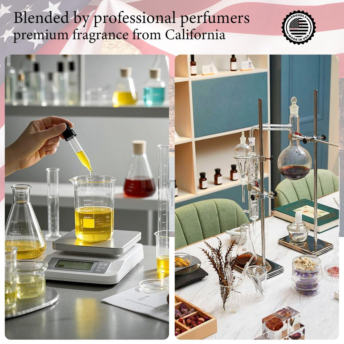 Woody Citrus scent bottle from PUREAMOR perfume set