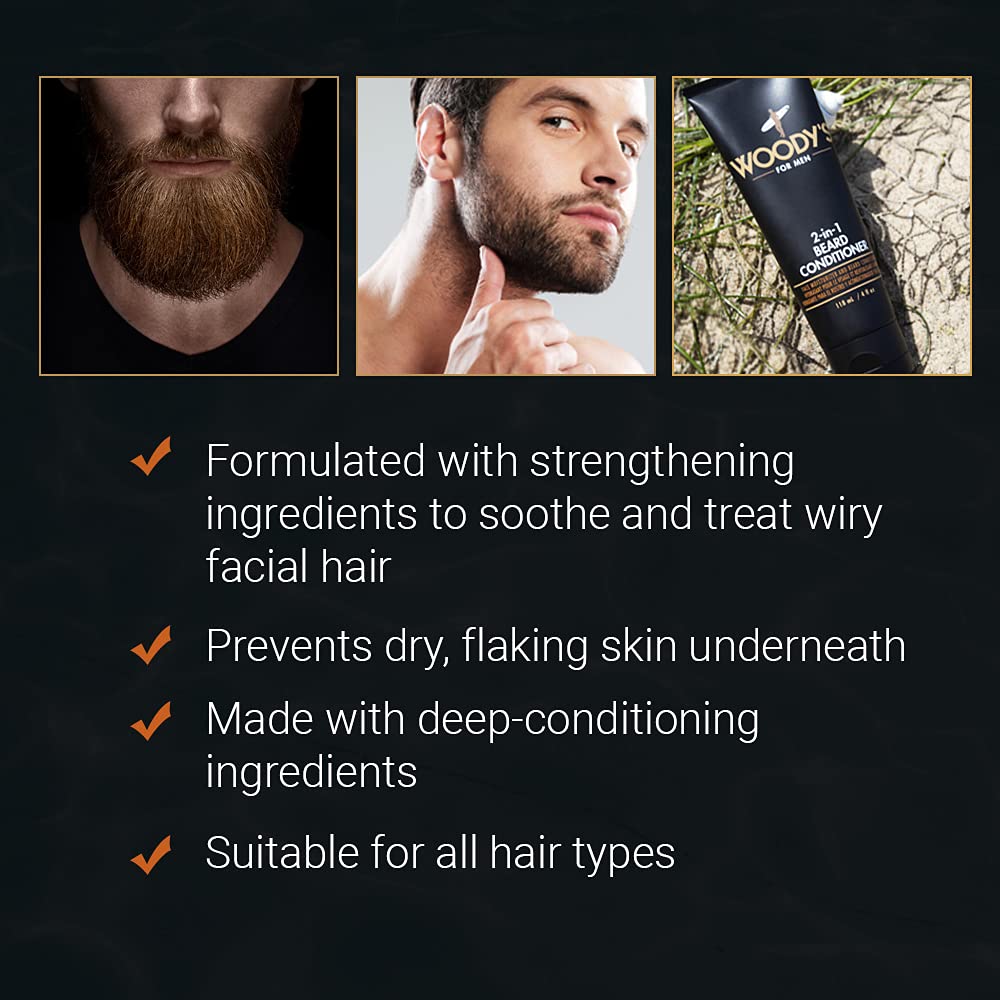 Woody's 2-in-1 Beard Conditioner texture close-up