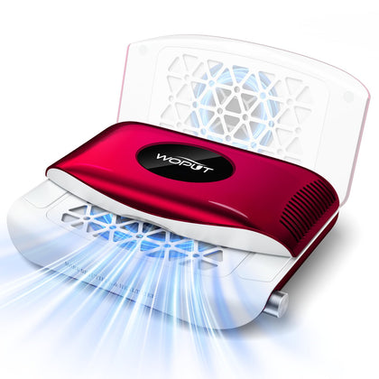 Woput Nail Dust Collector front view in red