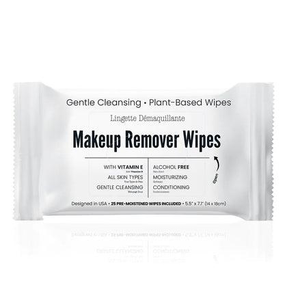World Amenities Makeup Remover Wipes front view packaging