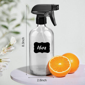 Worldgsb 16oz glass spray bottle with mist setting