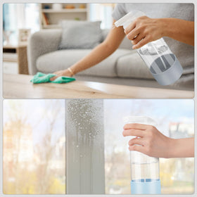 Worldgsb Glass Spray Bottle in use watering plants