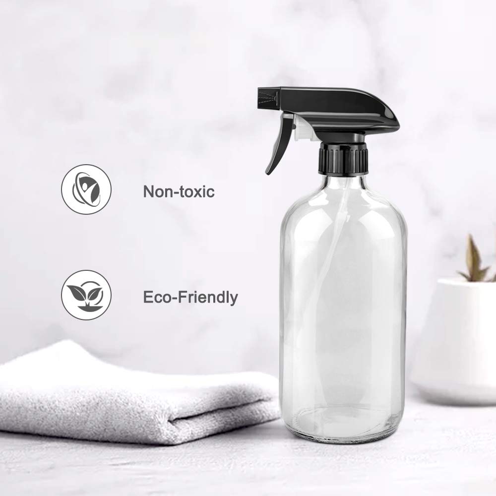 Worldgsb glass spray bottles in a kitchen setting