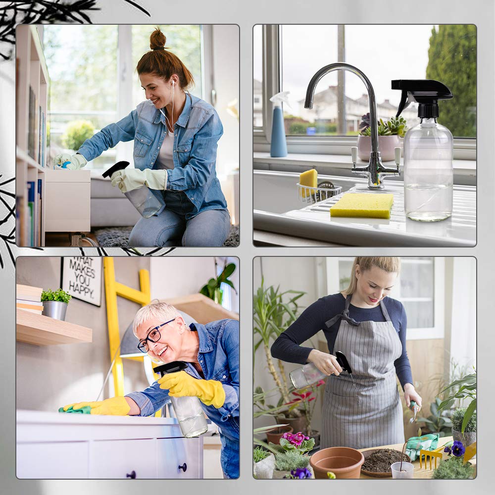Worldgsb glass spray bottles package including labels