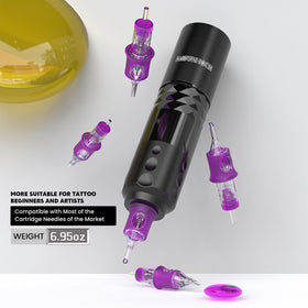 Wormhole Tattoo Gun with ergonomic design features