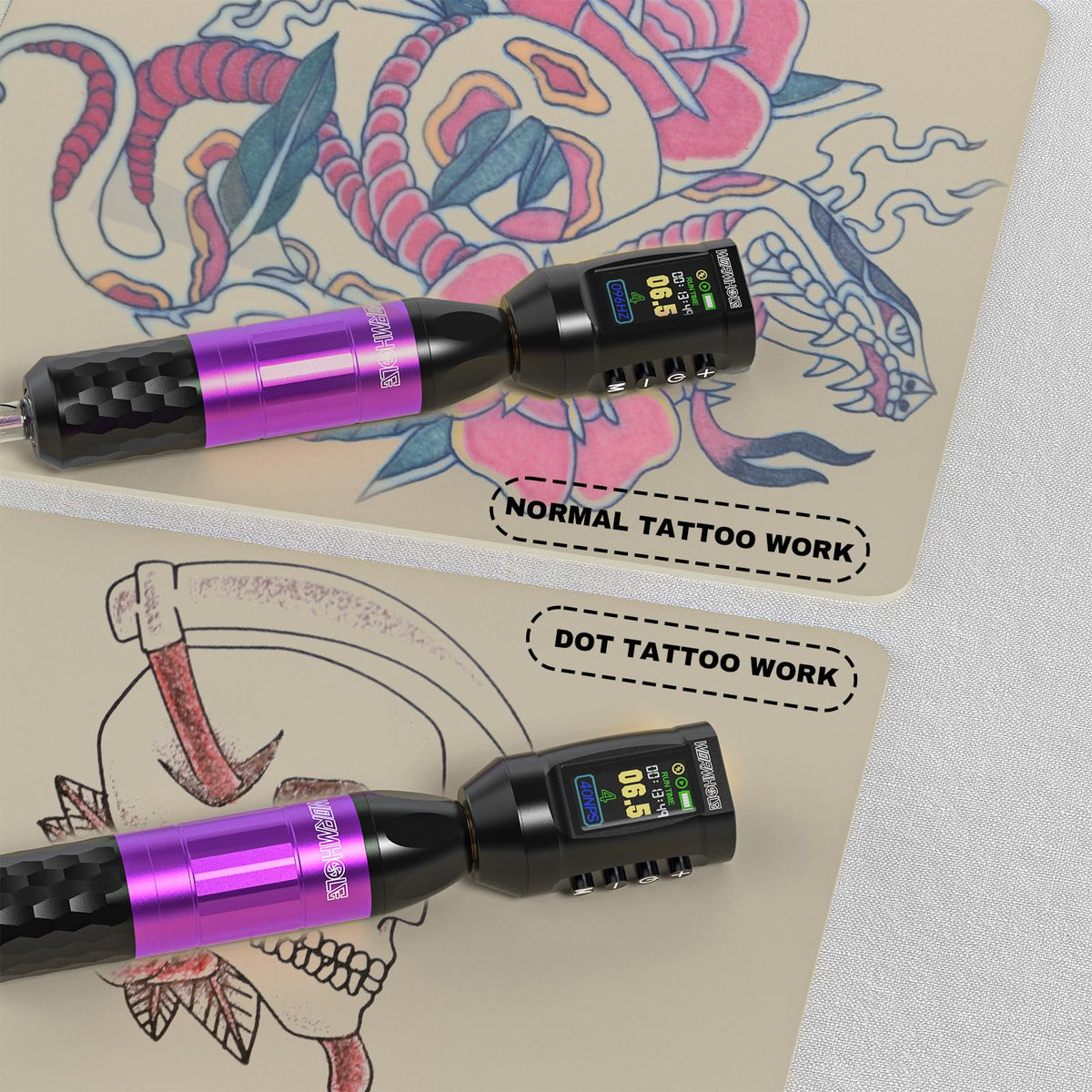 Wormhole Tattoo Gun with RCA connection